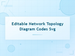 Editable Network Topology Diagram Codes in Svg Format